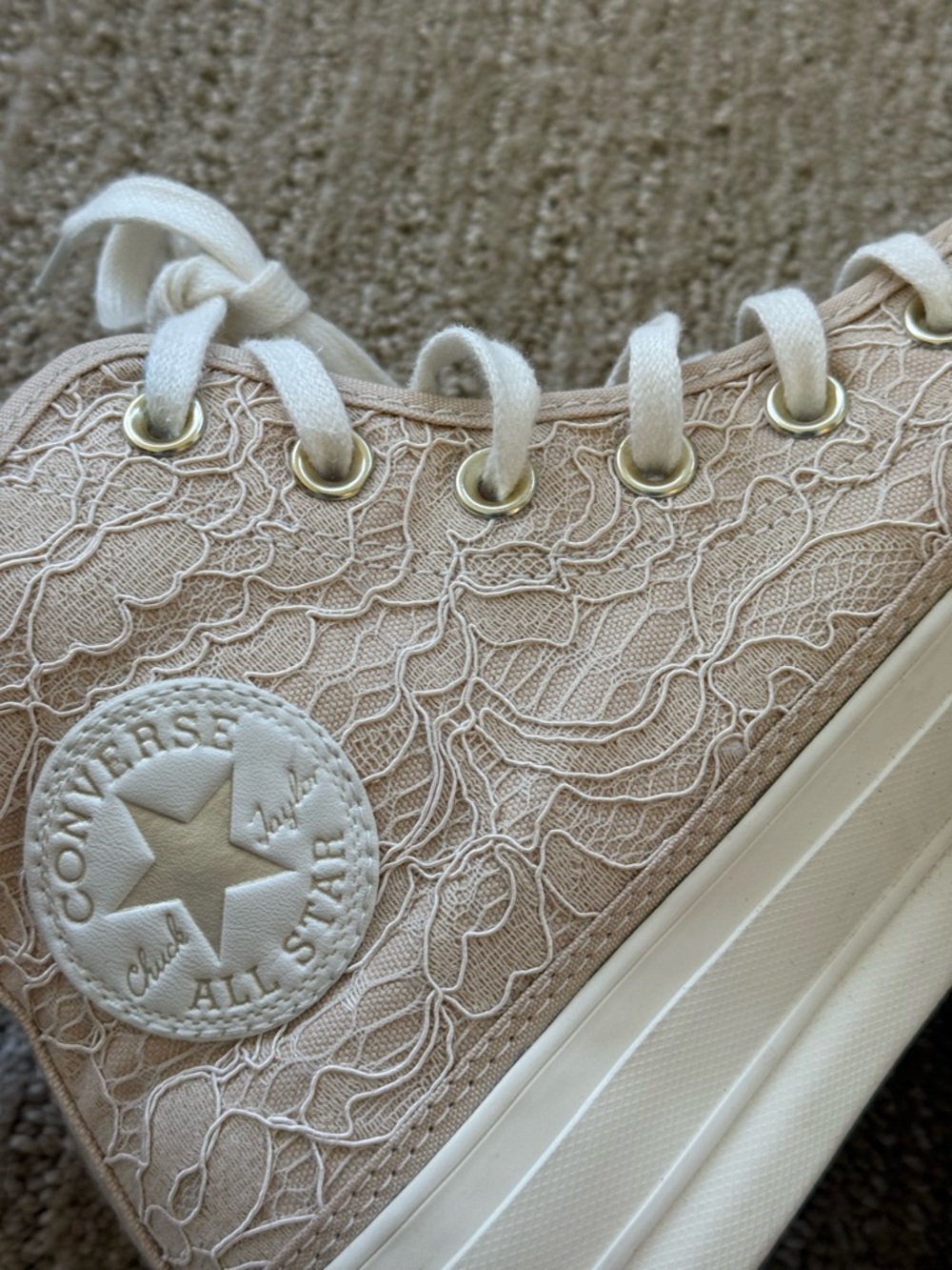 Converse Lace High-Top Platform Chuck Taylor Sneakers - Picture 2 of 8